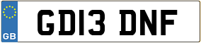 Truck License Plate